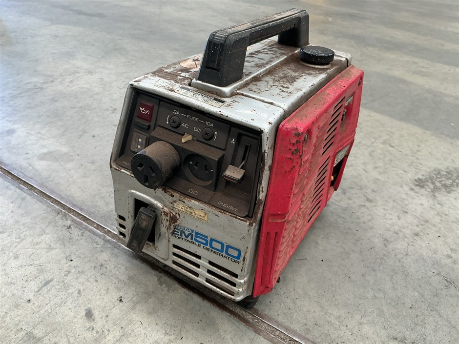 Honda EM500 Portable Generator Generator Auction (0062-9065310) | Grays ...