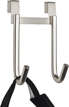 Spectrum Diversified Orion™ Over The Door Double Hook for Bedroom, Bathroom