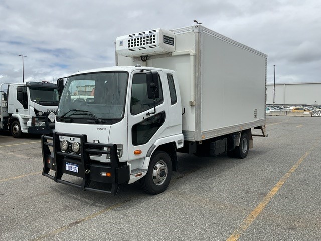 2019 Mitsubishi Fuso FK600 4 x 2 Refrigerated Body Truck