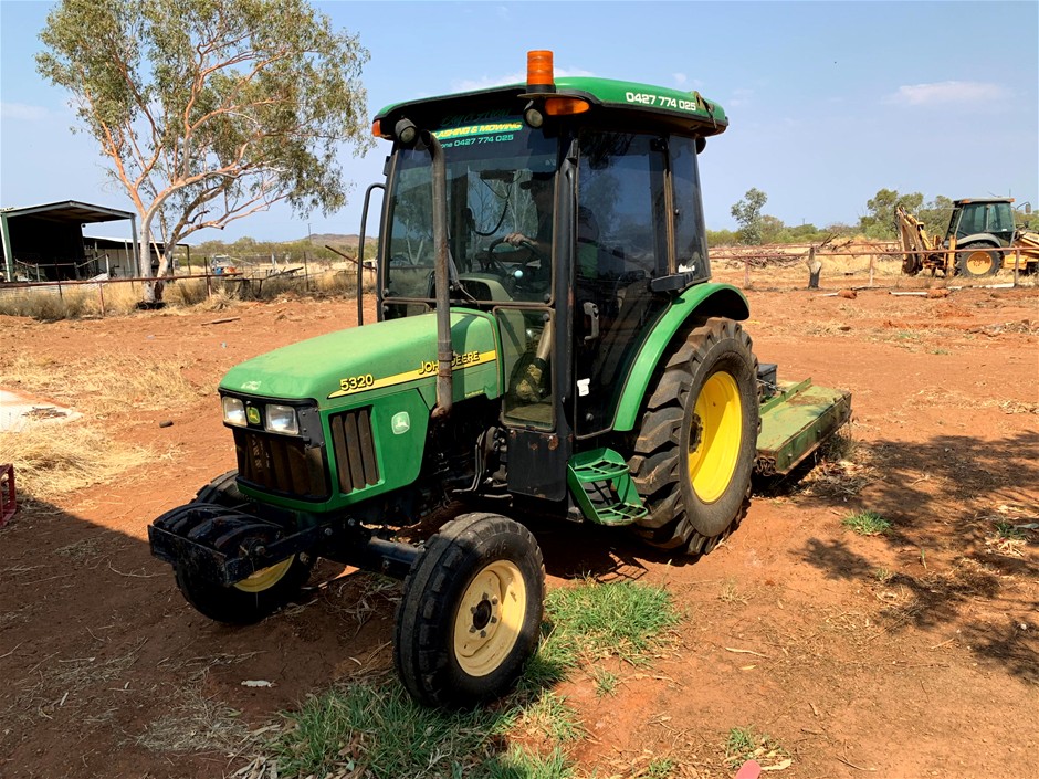 2003 John Deere 5230 Tractor with Slasher