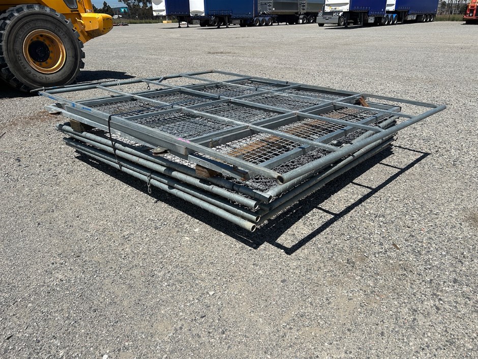 7 x Temporary Fencing Panels Auction (0003-3036090) | Grays Australia