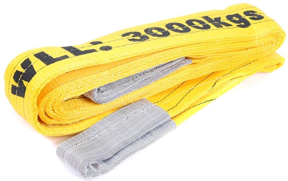 Flat Webb Lifting Sling, WLL 3000kg x 5M (with Test Cert).