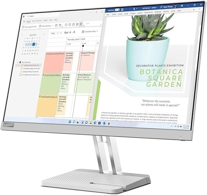 Lenovo L24e-40 23.8-inch FHD Monitor.