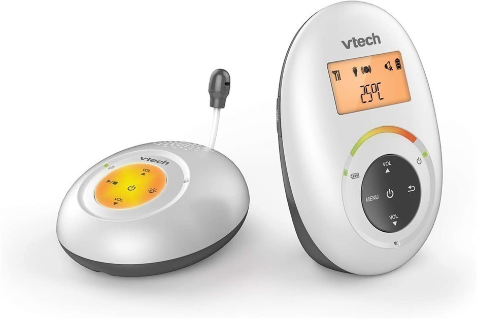 VTECH BM2150 Digital Audio Baby Monitor, White.