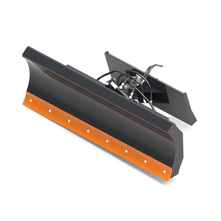 Unused 2025 Skid Steer 6 Way Dozer Blade (with controller) Attachment