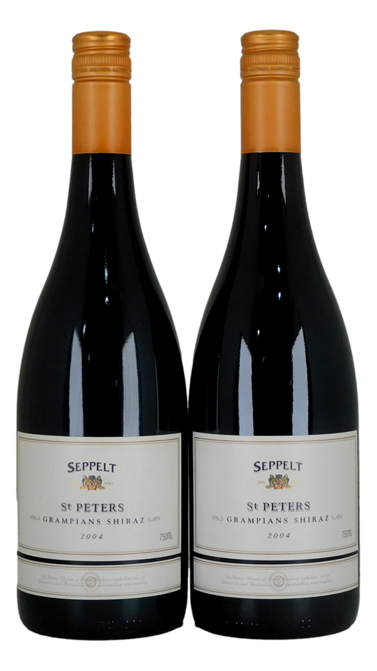 Seppelts St Peters Shiraz 2004 (2x 750mL), Great Western