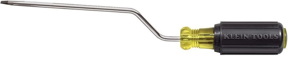 KLEIN TOOLS 670-6 Screwdriver, 3/16-Inch Cabinet Tip, Rapi-Driv with 6-Inch