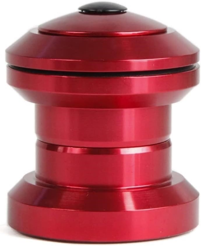 NECO 1-1/8" Alloy Threadless Headset-Sealed Cartridge Bearing, Red