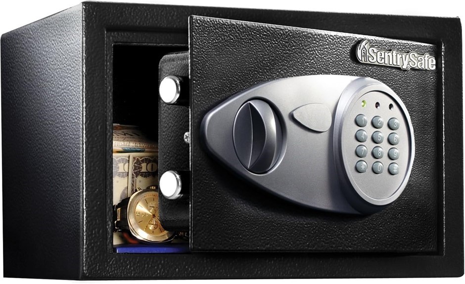 SENTRYSAFE Medium Safe with Digital Keypad, Lock Box with Code has Interior
