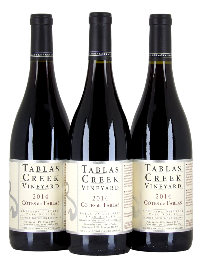 Tablas Creek Cotes de Tablas GSM 2014 (3x 750mL), Paso Robles. 5* Prov