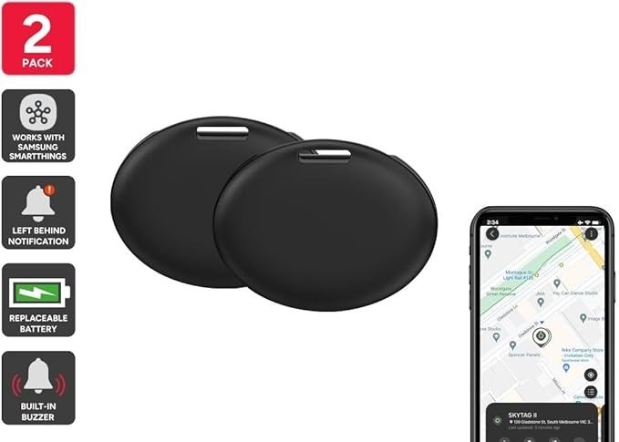 Kogan Smart Tag Tracker for Samsung SmartThings (2 Pack) - KASHTAGSM2A