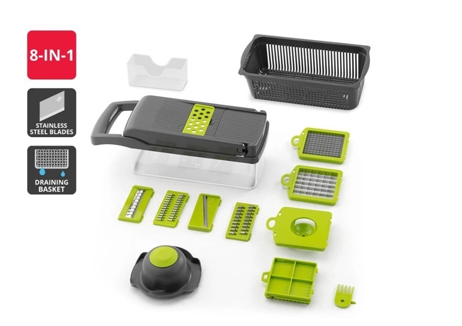 KOGAN 8-in-1 Mandoline Slicer & Chopper.