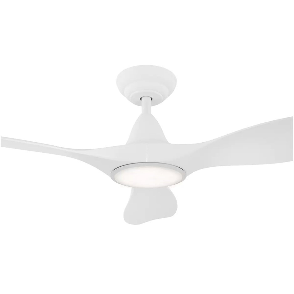 EGLO Noosa DC Fan 18W Tri-Colour Led Light White 116cm, Model 204801. NB: H