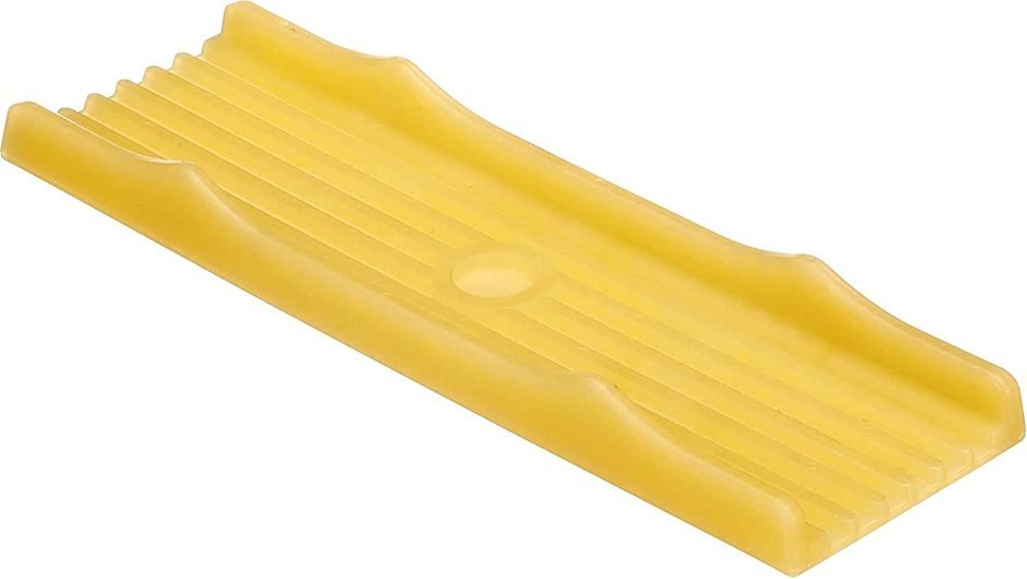 2 x TIE DOWN Engineering 86291 Amber 15"" x 3.5"" PVC Keel Pads, Yellow, St
