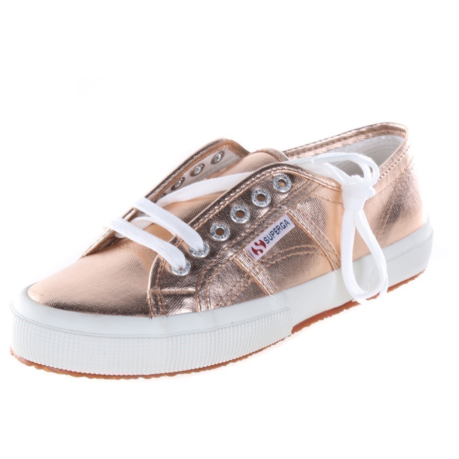 SUPERGA Fantasia Women's Casual Shoes, UK Size 5, Rose Gold.