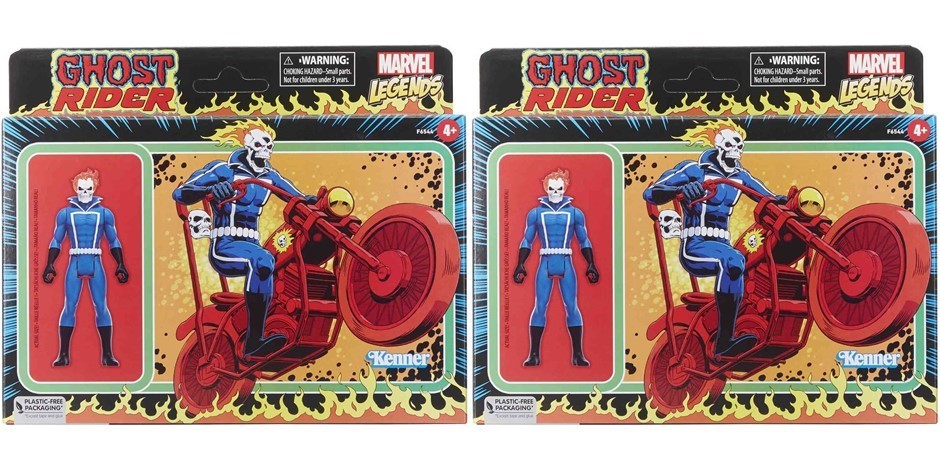 2 x MARVEL Legends Series Retro 375 Collection Ghost Rider 3.75-Inch Collec