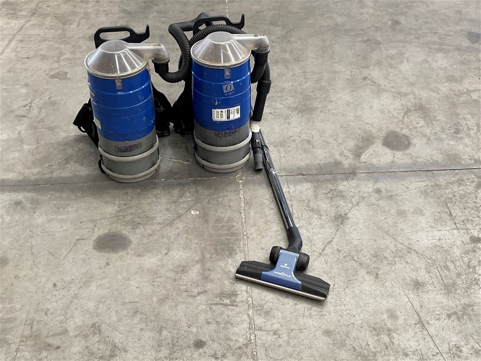 <p>2 x Origin 150BV Commercial Backpack Vacuum Cleaner</p>