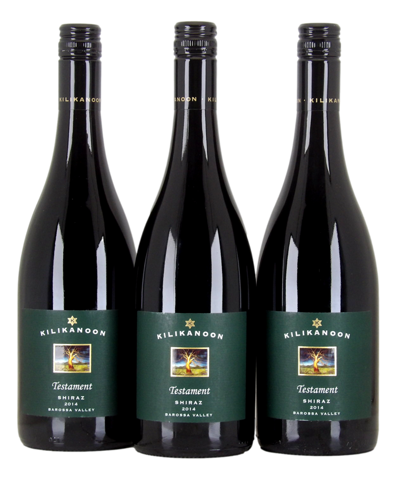 Kilikanoon Testament Shiraz 2014 (3x 750mL), Barossa