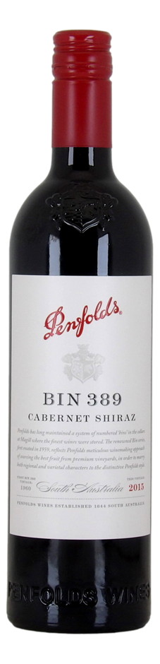 Penfolds Bin 389 Shiraz Cabernet 2015 (1x 750mL), SA.