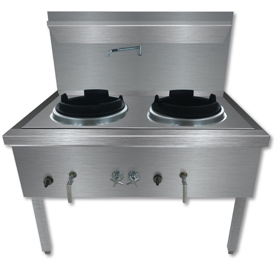 Double Wok Chimney Burner