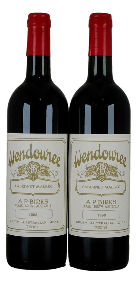 Wendouree Cabernet Sauvignon 1998 (2x 750mL),