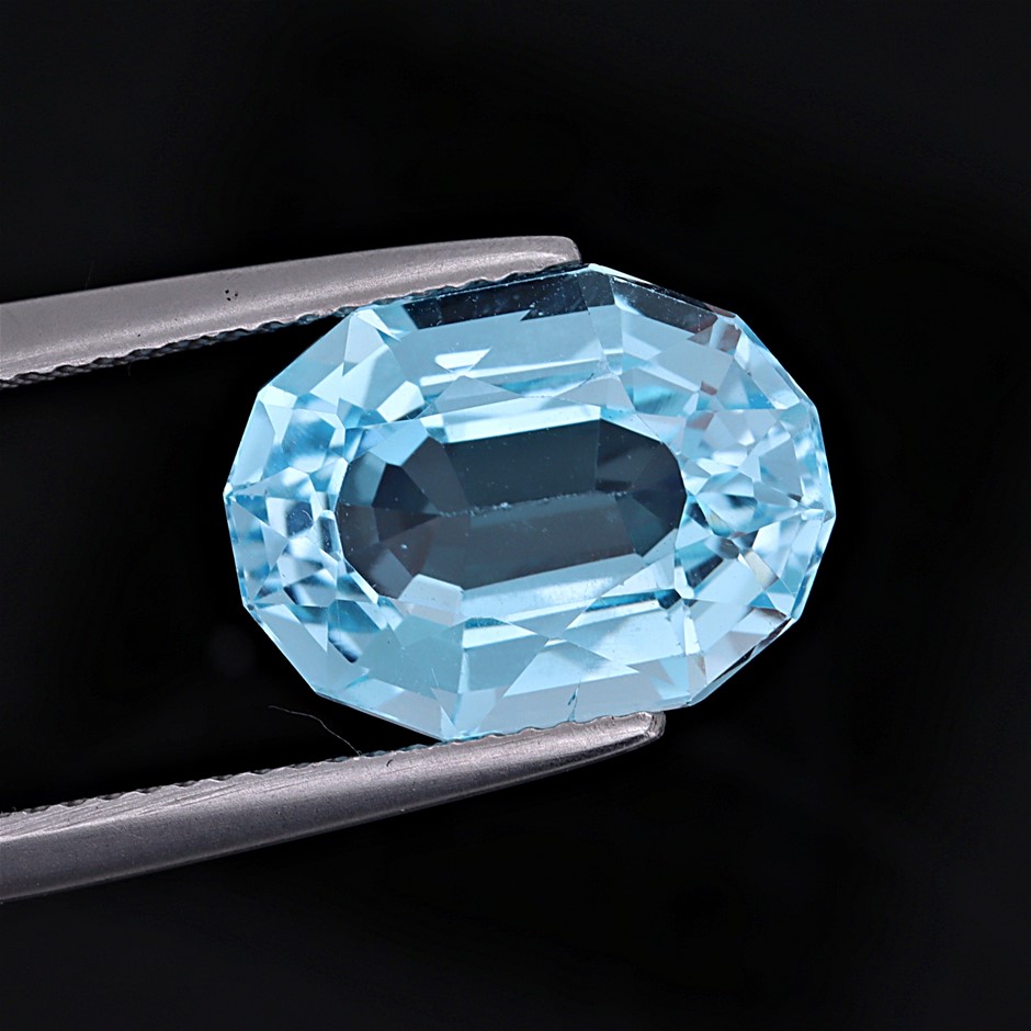 Natural Blue Topaz Gemstones Collection