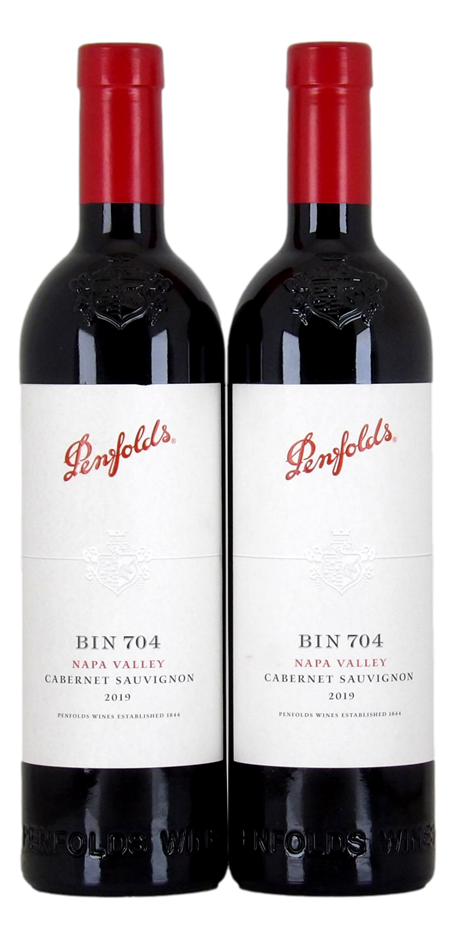 Penfolds Bin 704 Cab Sav 2019 (2x 750mL), Napa.