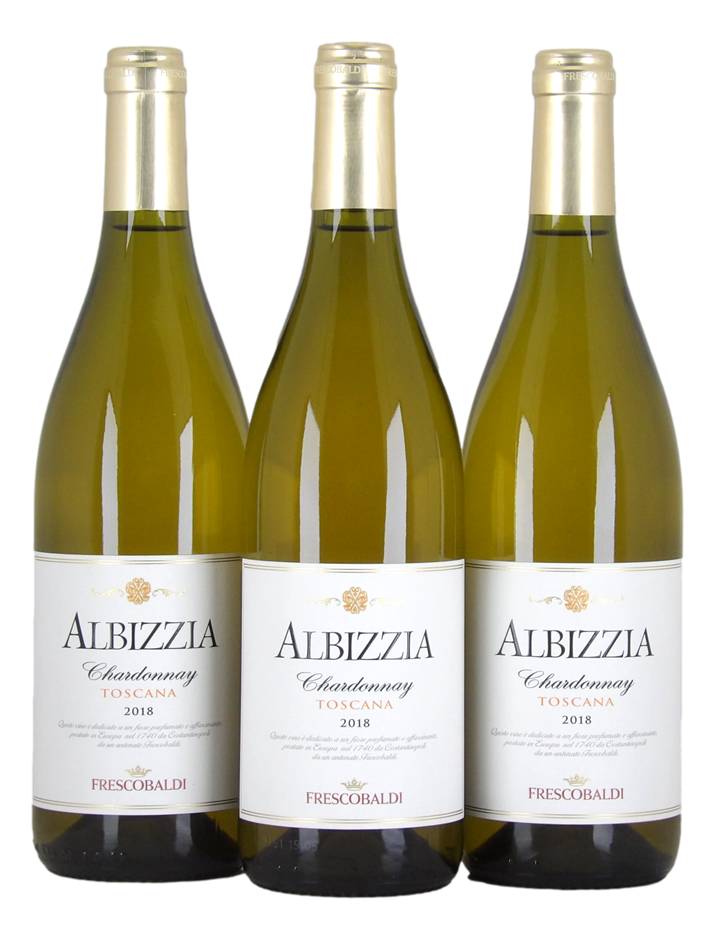 Marchesi Frescobaldi Albizzia Chardonnay 2018 (3x 750mL), Cork