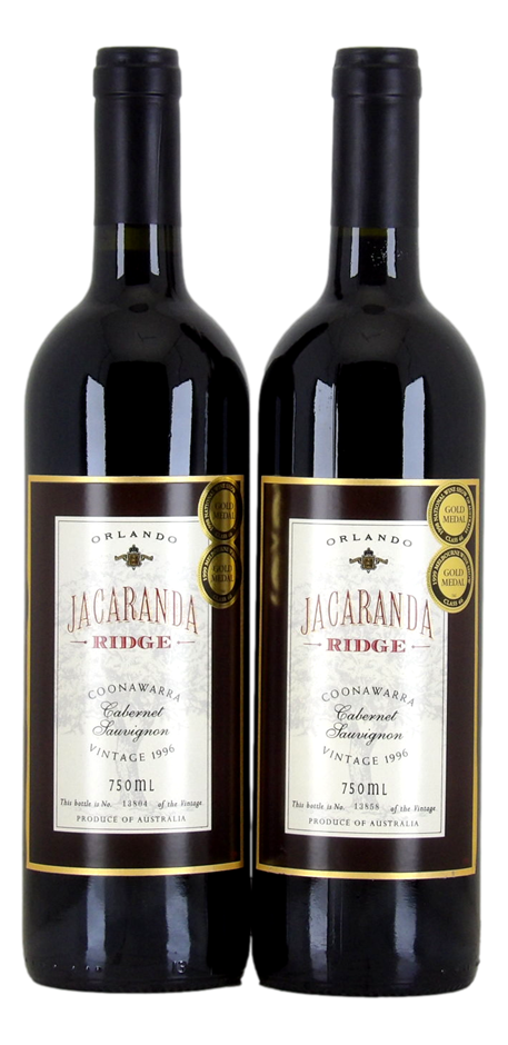 Orlando Jacaranda Ridge Cabernet Sauvignon 1996 (2x 750mL) SA