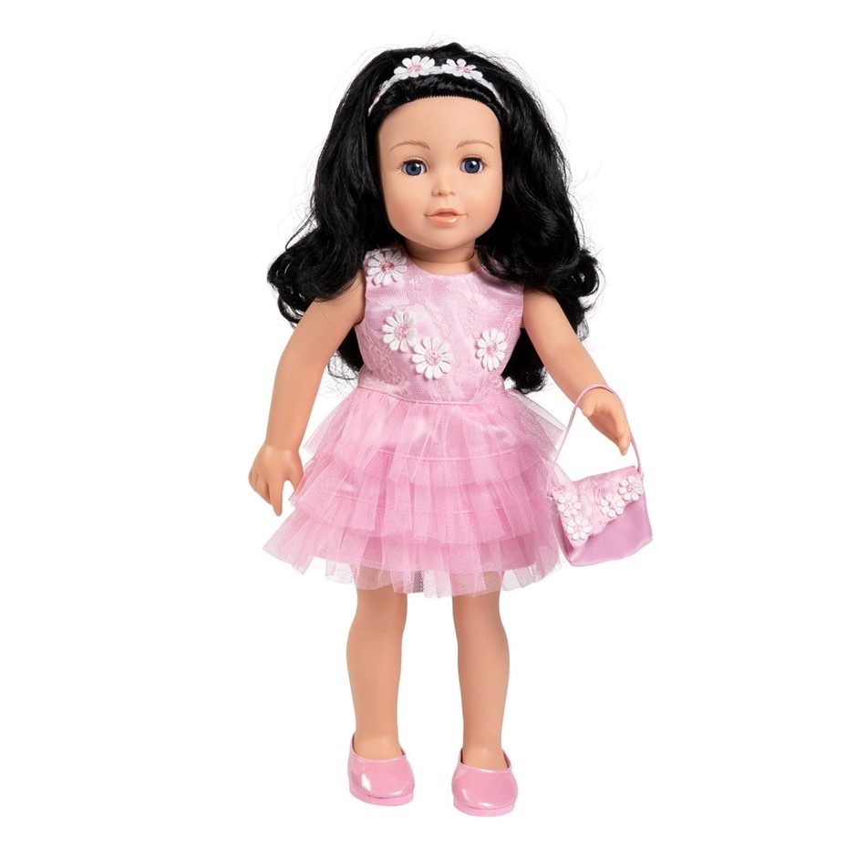 ADORA Realistic Doll 'Mia', Soft, Huggable Body, Moveable Arms & Legs, Read