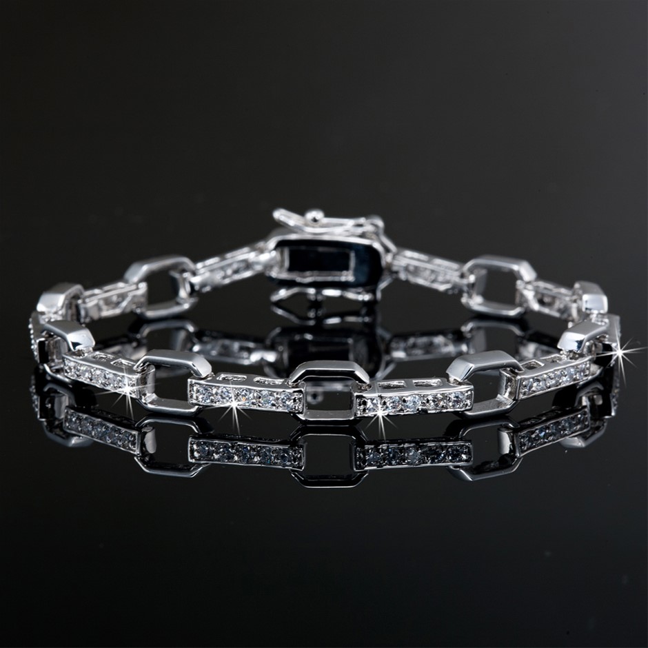 Classic 7 Inch Bracelet Featuring 50 Crystals by Swarovski
