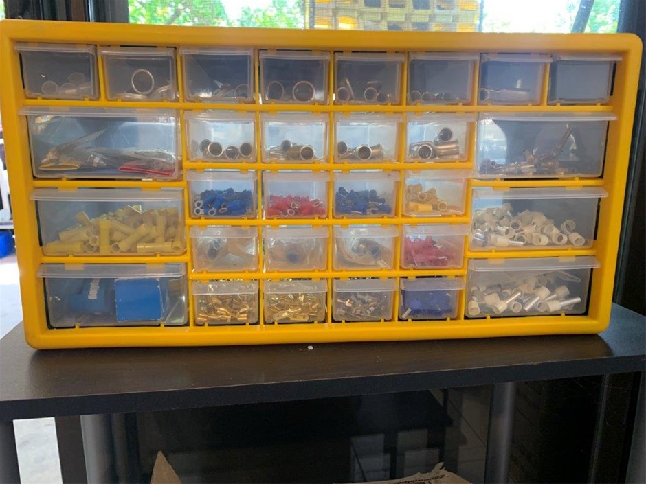 New Small Storage Compartment with Various Electrical Connectors