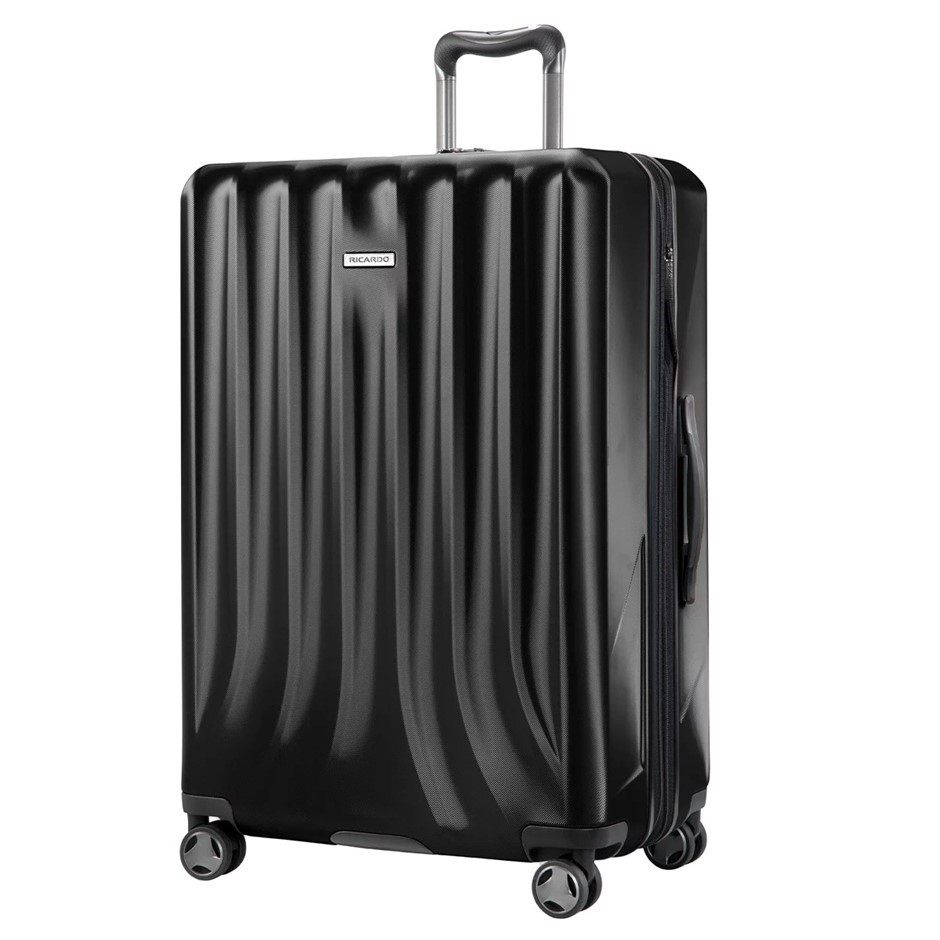 RICARDO Pacific Palisades Hardside Luggage Case, Black, 75cm.