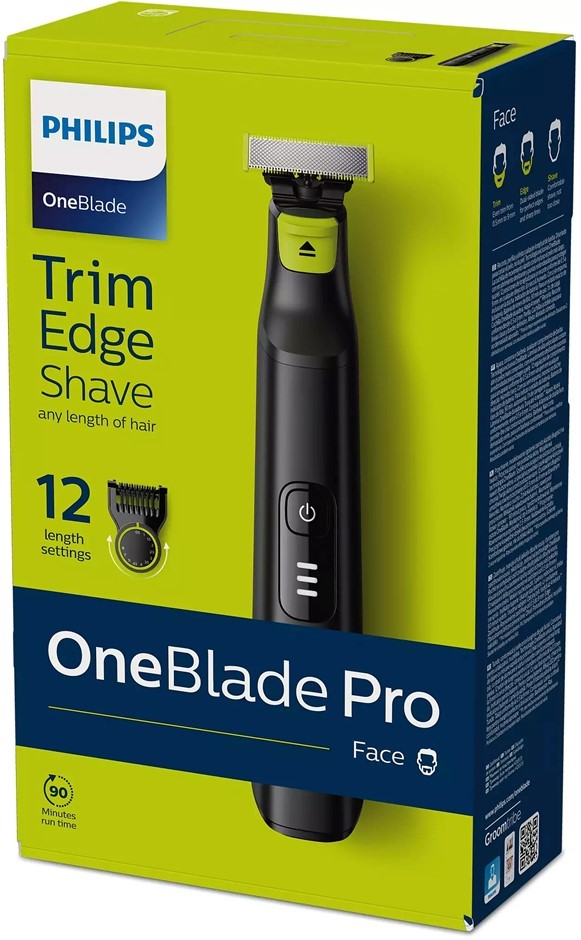 PHILIPS OneBlade Pro, Face, QP6530/15. NB: Missing extra blade.