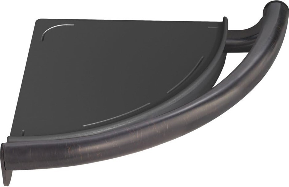 DELTA FAUCET 41516-RB Contemporary Corner Shelf/Assist Bar, Venetian Bronze