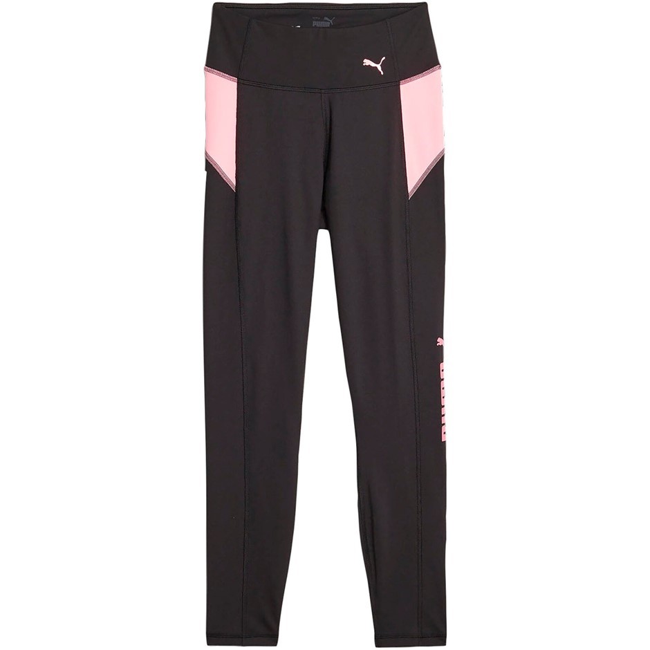 PUMA Women's Train All Day 7/8 Tights, Size S, Black/Koral Ice (56), 114081