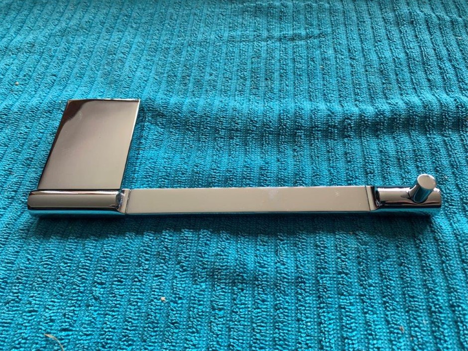 New in Box Dorf Enigma Toilet Roll Holders, Chrome - Quantity 2