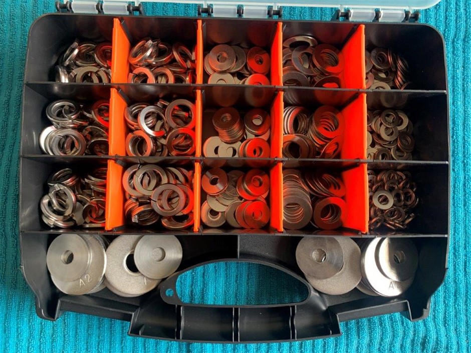 Quality Small Carry Case with SS Various Sized Washers