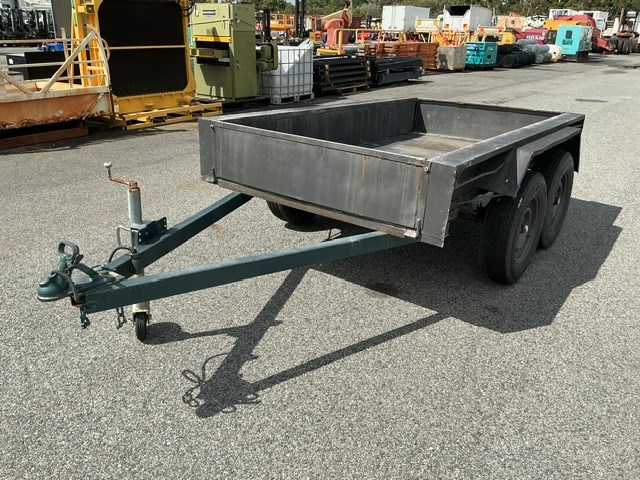 1984 Polmac Grey Tandem Box Trailer