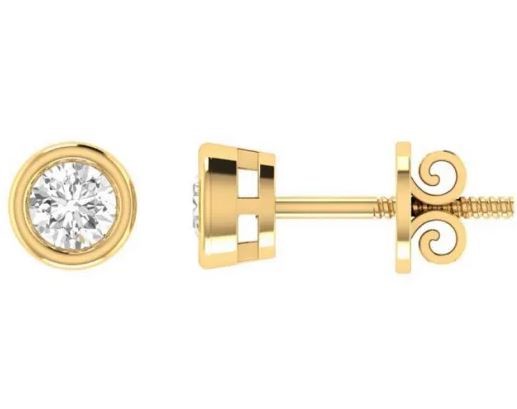 9K WHITE GOLD 0.50CT HI I1 OVAL DIAMOND RING