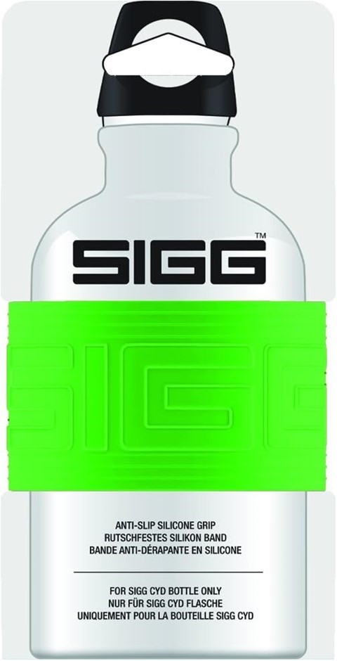 SIGG 8538 CYD Anti Slip Silicon Grip For 600ml Bottles, Colour Green.