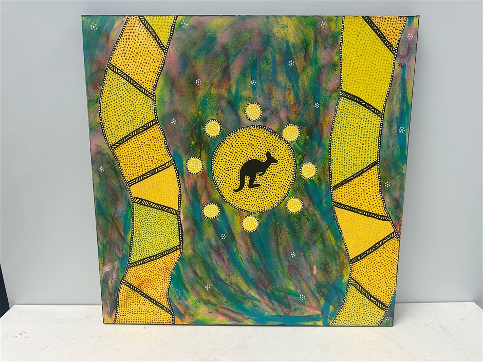 Indigenous  Canvas Painting