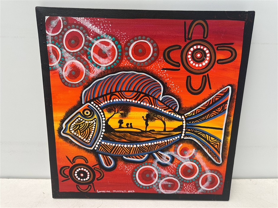 Indigenous  Canvas Painting