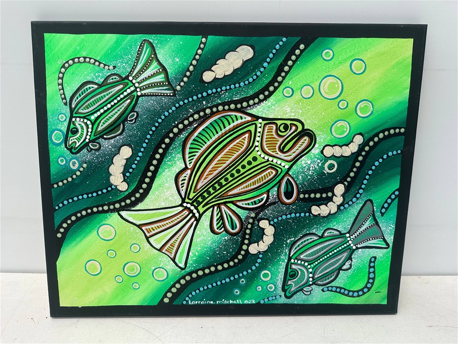 Indigenous  Canvas Painting