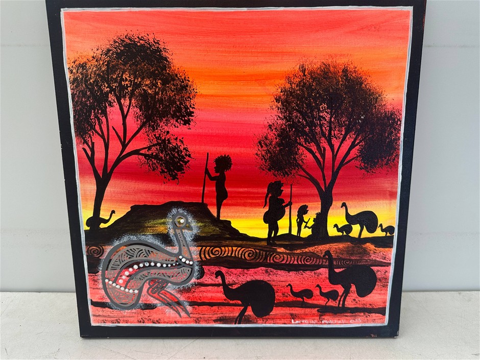 Indigenous Canvas Painting