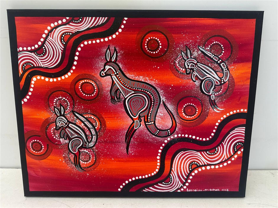 Indigenous Canvas Painting