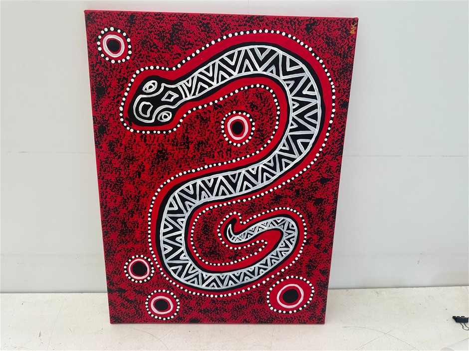 Indigenous Canvas Painting