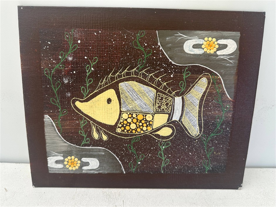 Indigenous Canvas Painting