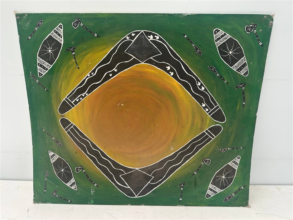 Indigenous Canvas Painting