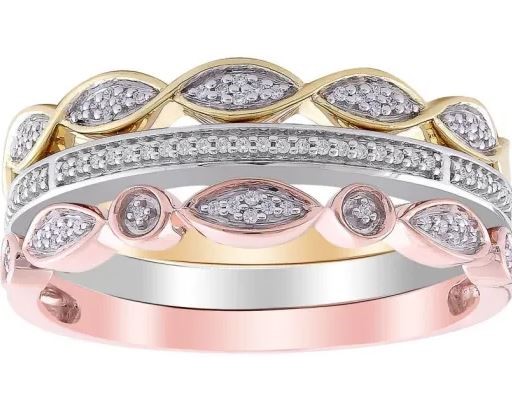 9K Yellow Gold 0.20ct HI I1 DIAMOND PENDANT